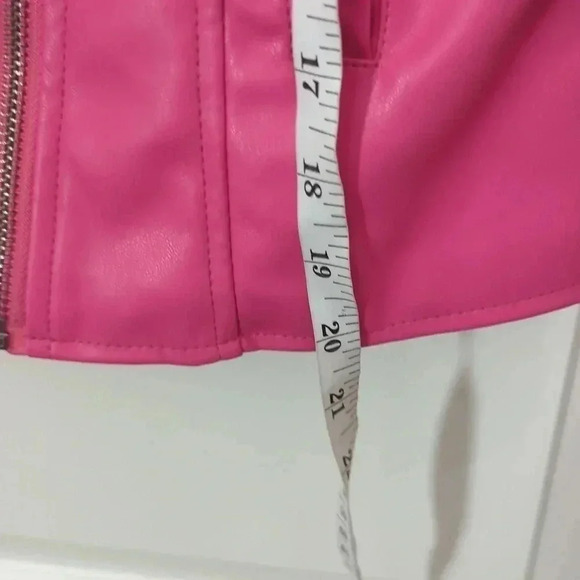 Luv Betsey By Betsey Johnson Women's Vegan Leather Moto Jacket - Picture 10 of 10